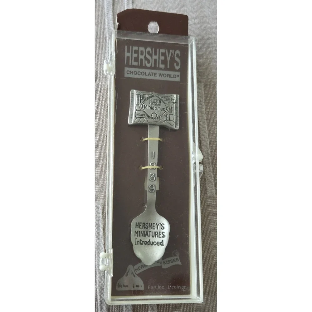 Collectors‎ Spoon Hersheys Chocolate Miniatures 1939 Pewter